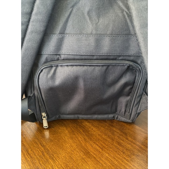 BabbleRoo Diaper Bag Backpack Grey/Blue w/Pacifier case/Changing Pad NEW - Picture 3 of 16